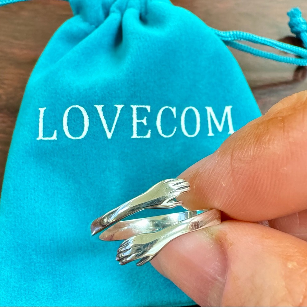 925 Sterling Silver Women's Hug Wrap Ring